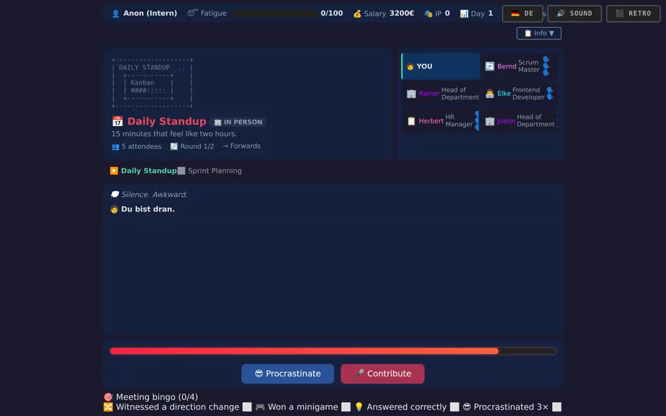 Screenshot: Manic Meeter (v1.2 - foreigner-edition)